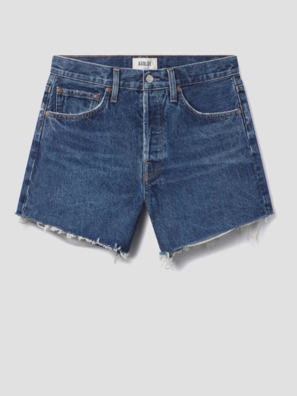 Agolde Parker Long Shorts - Picture 7 of 9